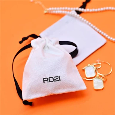 Custom Drawstring Bijou Étui